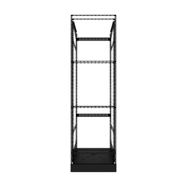 19" Auszieh- und drehbares Rack 36RU, 300kg Traglast, 490B x 510T x 1676H