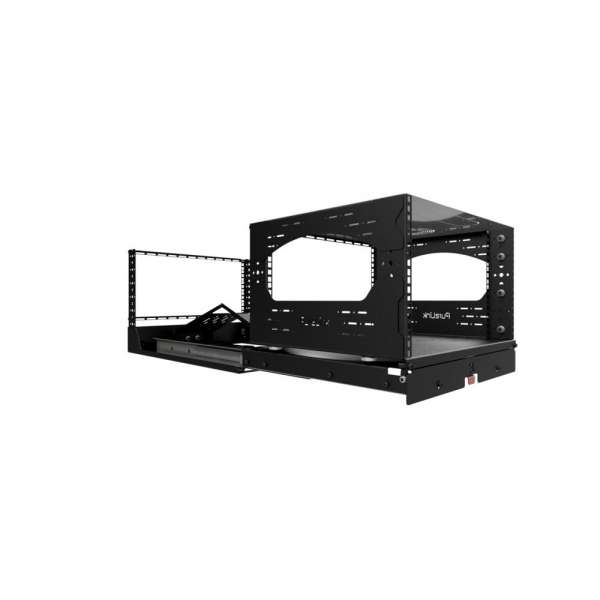 19" Auszieh- und drehbares Rack 6RU, 130kg Traglast, 490B x 608T x 348H