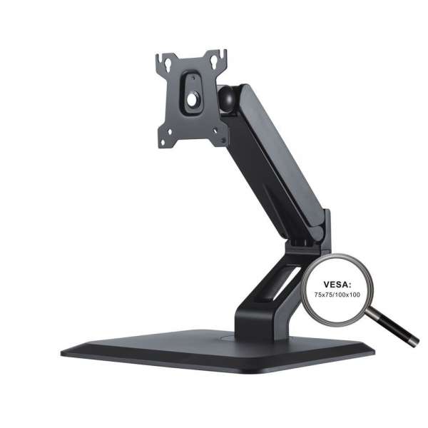 PureMounts® Monitor Halterung, VESA 100x100, schwarz