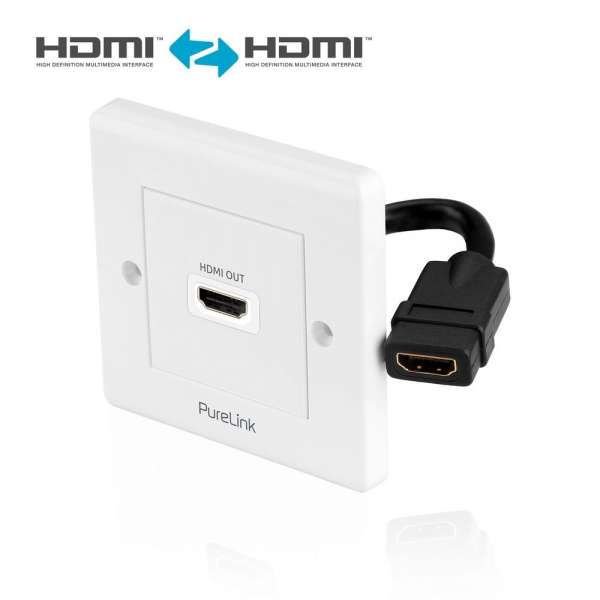 HDMI Anschlußdose - PureInstall 1-fach