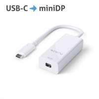 USB-C auf mini DisplayPort Adapter - 4K60 - iSerie - weiß - 0,10m USB-C auf mini DisplayPort Adapter - 4K60 - iSerie - weiß - 0,10m