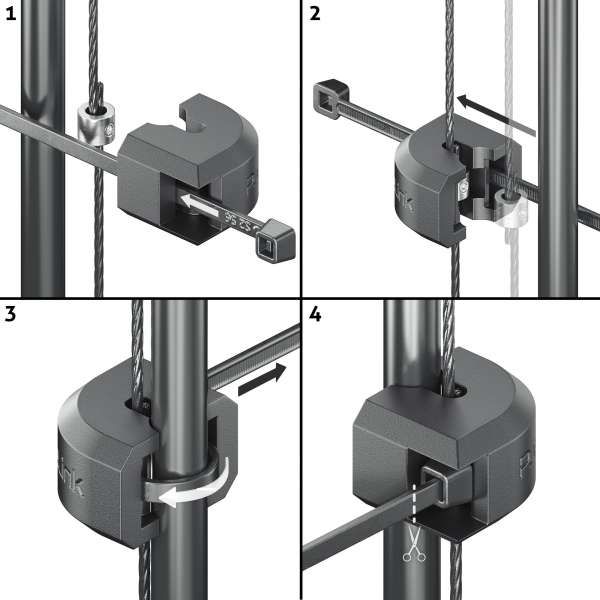 PureLink Adapter Ring Klein - 3x HDMI - miniDP/DP/USB-C > HDMI, gold plated, schwarz