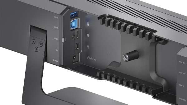 Vuelogic – 4K Video Bar mit Wireless KVM - VB300-PRO - Kombination aus Soundbar, Kamera, Mikrofon und Wireless KVM Switcher mit Dual-Screen Output