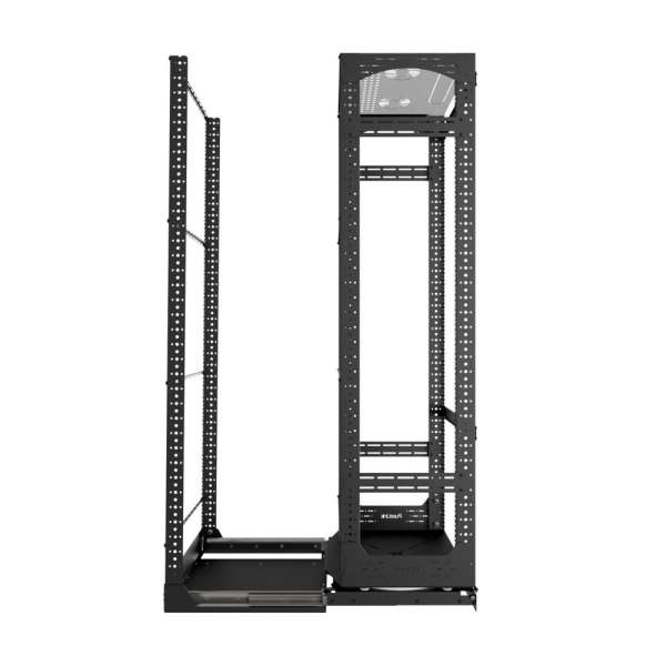 19" Ausziehbares und drehbares Rack 36RU, 125 kg Belastung, 490B X 615T X 1684H