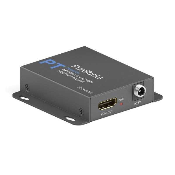 PureTools - HDMI2.0 In-Line Repeater - 4K (60Hz 4:4:4) HDR HDCP 2.3 Unterstützung