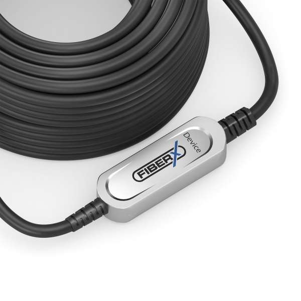 FiberX Serie - USB 3.2 Gen2x1 Glasfaser Kabel - USB-A USB-B - 12m