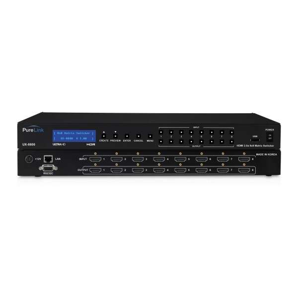 HDTools 8x8 HDMI 2.0a Integrierter Matrix Switcher - Ultra HD