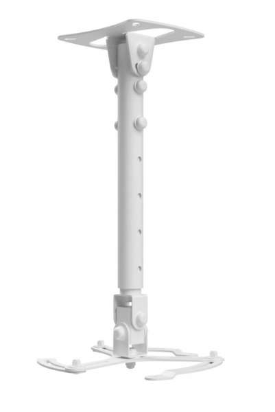 Universal-Projektor-Deckenhalterung (3 Befestigungspunkte), weiß