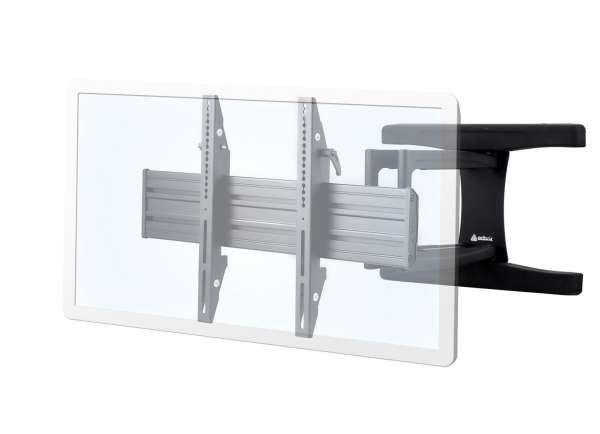 Doppelschwenkarm-Wandhalterung für 65-86"-Bildschirme