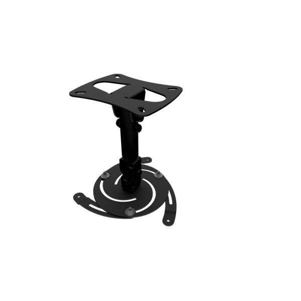 Universal-Projektor-Deckenhalterung (3 Befestigungspunkte), schwarz