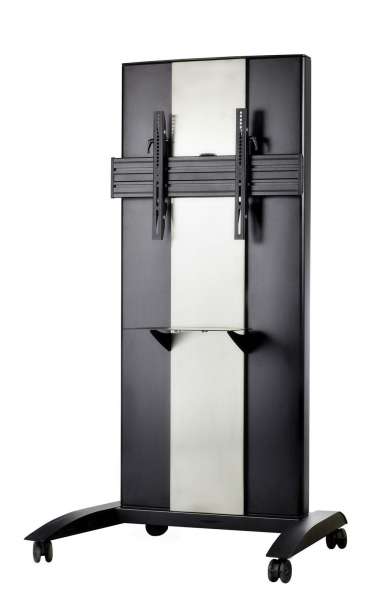 Flachbildschirm-Videokonferenz-Trolley mit Höhenverstellung für 42-65" Bildschirme