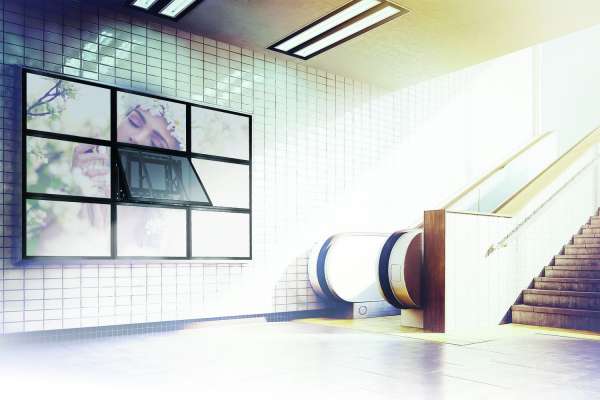 Video Wall Pop-Out-Halterung mit Schnellverschluss für 42-65" Bildschirme, Querformat