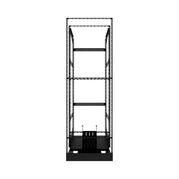19" Auszieh- und drehbares Rack 32RU, 200kg Traglast, 490B x 608T x 1498H