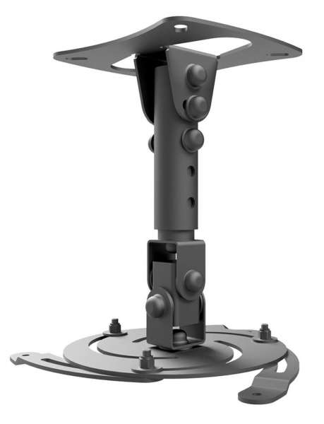 Universal-Projektor-Deckenhalterung (3 Befestigungspunkte), schwarz