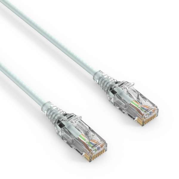 CAT 6 Patchkabel. SLIM - UTP - LSOH - grau - 2,00m