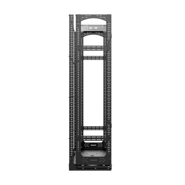 19" Auszieh- und drehbares Rack 40RU, 300kg Traglast, 490B x 510T x 1854H