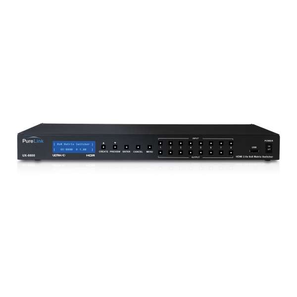 HDTools 8x8 HDMI 2.0a Integrierter Matrix Switcher - Ultra HD