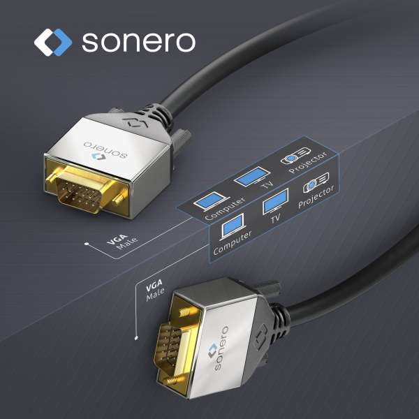 sonero VGA Kabel 1,0m