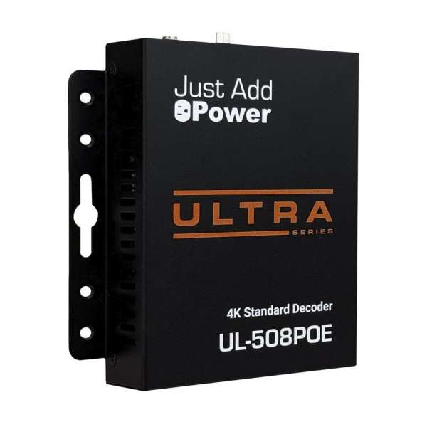 JustAddPower - Ultra Series 4K Standard Decoder (Receiver)