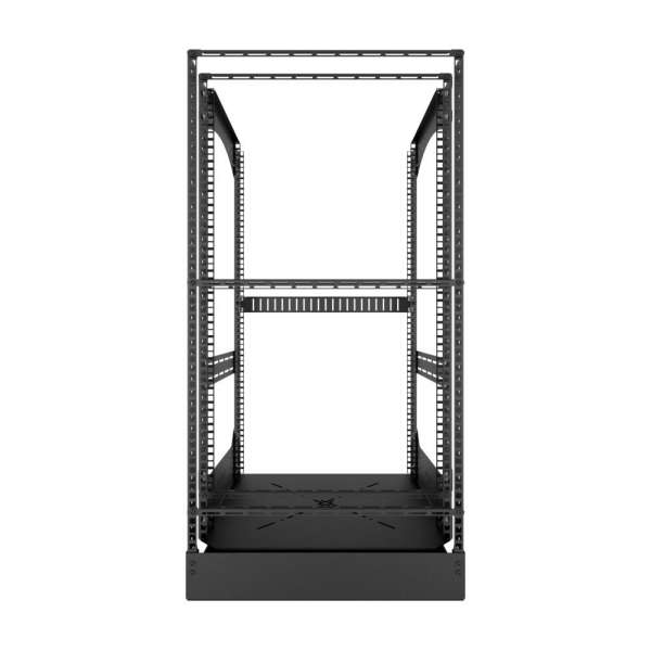 19" Auszieh- und drehbares Rack 20RU, 160kg Traglast, 490B x 510T x 963H