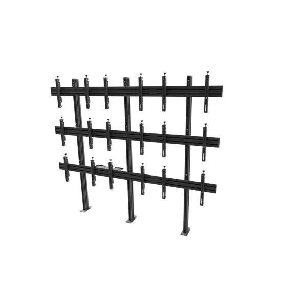 Video Wall Bolt Down Stand, modular 3x3, für 42-47" Bildschirme, Querformat