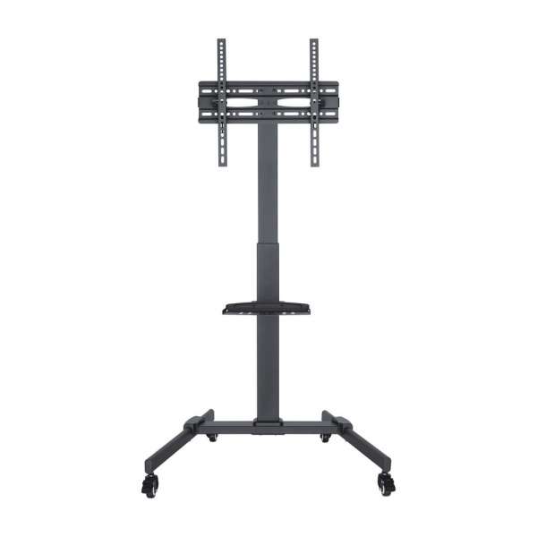 PureMounts® TV Standfuß mobil und höhenverstellbar, schwarz