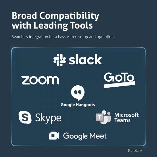 Vuelogic - Videobar mit AV Hub - VB300 - Kombination aus Soundbar, Kamera, Mikrofon und Umschalter