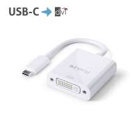 USB-C auf DVI Adapter - 1080p - iSerie - weiß - 0,10m USB-C auf DVI Adapter - 1080p - iSerie - weiß - 0,10m