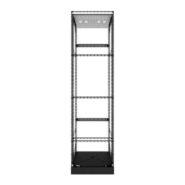 19" Ausziehbares und drehbares Rack 40RU, 125 kg Last, 490B X 515T X 1862H
