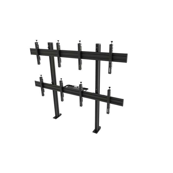 Video Wall Bolt Down Stand, modular 2x2, für 49-57" Bildschirme, Querformat
