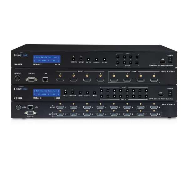 HDTools 4x4 HDMI 2.0a Integrierter Matrix Switcher - Ultra HD