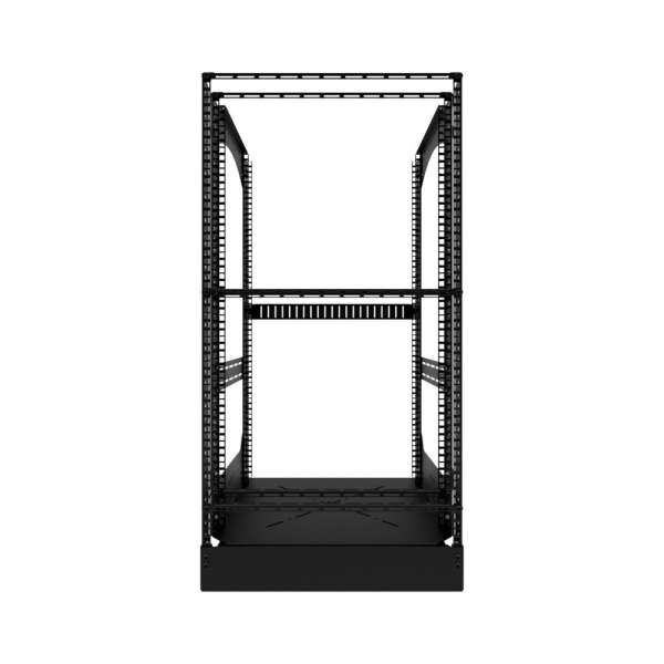 19" Auszieh- und drehbares Rack 20RU, 200kg Traglast, 490B x 510T x 963H