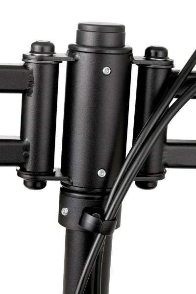 Desktop-Doppelarmhalterung für zwei 19-27" Bildschirme