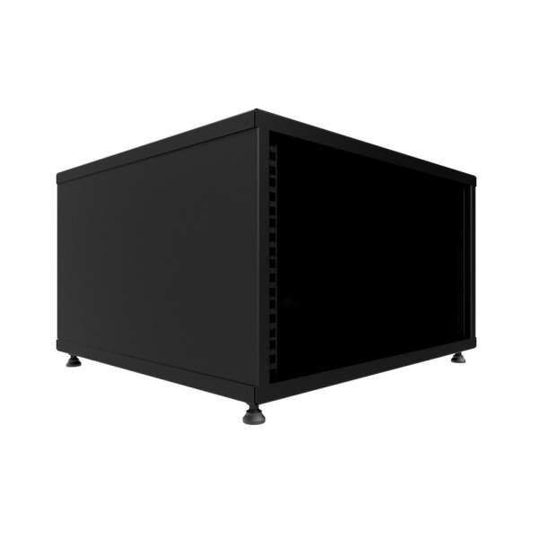 19" Geschlossenes Schrank-Rack mit Seiten- und Rückwänden 6RU, 200 kg, 540B X 500T X 307H