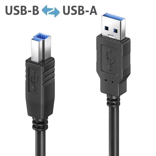 USB 3.2 Gen. 1x1 Aktiv Kabel - schwarz - 25,0m