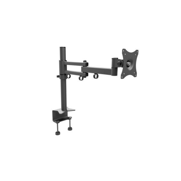 Desktop-Doppelarmhalterung für 10-29"-Bildschirme, schwarz