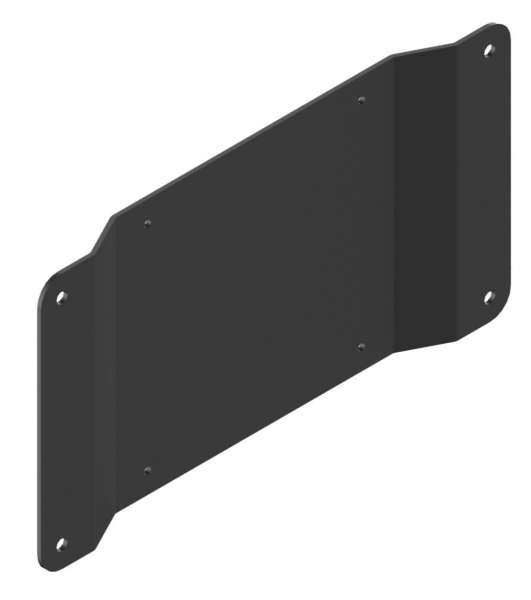 VESA-Adapterplatte 200x100, schwarz