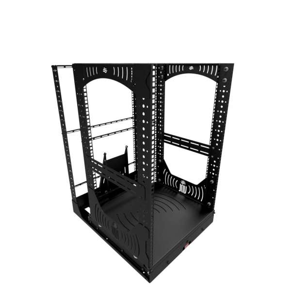19" Auszieh- und drehbares Rack 16RU, 130kg Traglast, 490B x 608T x 792H 19" Auszieh- und drehbares Rack 16RU, 130kg Traglast, 490B x 608T x 792H