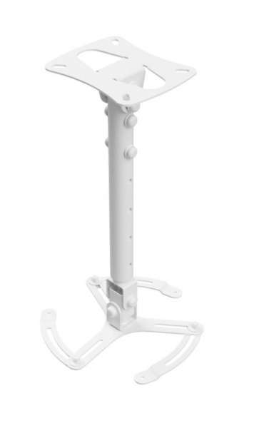 Universal-Projektor-Deckenhalterung (3 Befestigungspunkte), weiß