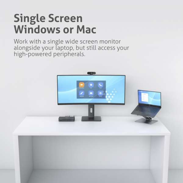 Vuelogic - USB-C Docking Station - Dual Screen DisplayLink ready - 4K Unterstützung