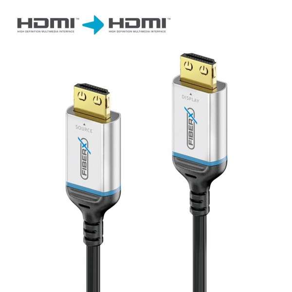 FiberX Serie - HDMI 8K Glasfaser Extender Kabel - 50m