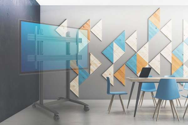 Videokonferenz-Trolley für 110 und 136"-LG-Bildschirme