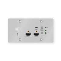 PureTools - HDBaseT Wallplate Transmitter mit Rahmen, 2x HDMI & USB-C Eingänge, 4K, 40m 4K / 70m 1080p PureTools - HDBaseT Wallplate Transmitter mit Rahmen, 2x HDMI & USB-C Eingänge, 4K, 40m 4K / 70m 1080p