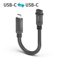 USB-C auf USB-C Portsaver USB4 Gen2x2 20Gbps - PureInstall 0.10m USB-C auf USB-C Portsaver USB4 Gen2x2 20Gbps - PureInstall 0.10m