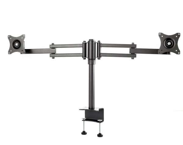 Desktop-Doppelarmhalterung für zwei 19-27" Bildschirme