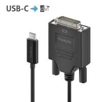 USB-C auf DVI Kabel - 1920x1200 - WUXGA - iSerie - schwarz - 1,50m USB-C auf DVI Kabel - 1920x1200 - WUXGA - iSerie - schwarz - 1,50m