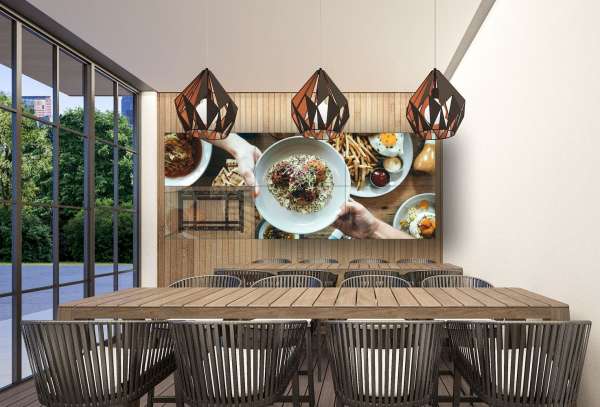 Video Wall Pop-Out-Halterung mit Schnellverschluss für 42-65" Bildschirme, Querformat