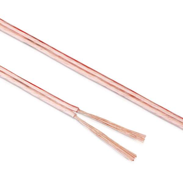 sonero Lautsprecherkabel 2x1,5mm², CCA 25,0m, transparent