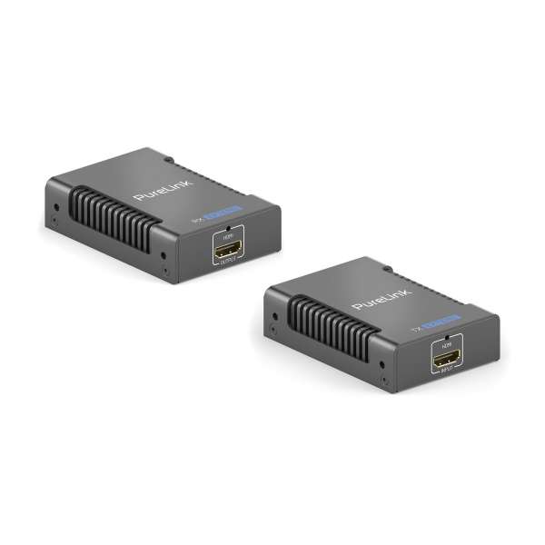 PureTools – HDMI-2.0-CatX-Extender-Set – 18 Gbit/s Signalverlängerung bis zu 60 m über Cat.6a-Kabel