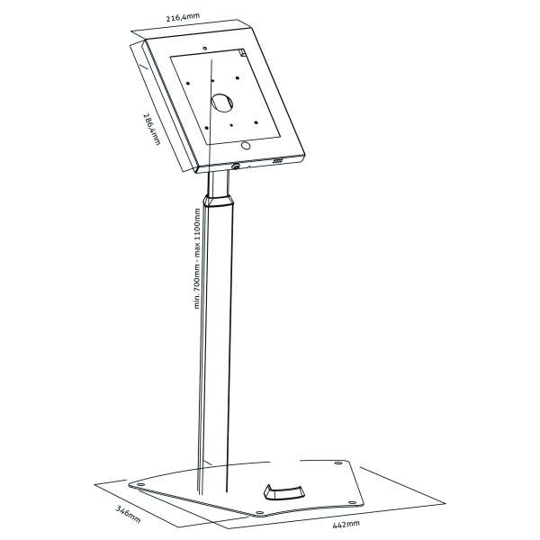 PureMounts® Tablet Standfuß - iPad